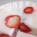 アヒる子's cooksnap of when they made 牛乳寒天　いちご入り.