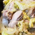 ナス科の地上絵's cooksnap of when they made 鶏肉と新玉ねぎと春キャベツの味噌炒め.