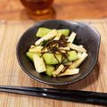 ぱんだ食堂★'s cooksnap of when they made 長芋ときゅうりの塩昆布あえ.