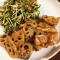 miko23kr's cooksnap of when they made 鶏もも肉とれんこんの甘辛炒め.