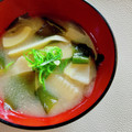 いなばっくす☆'s cooksnap of when they made 筍と新玉ねぎとわかめのみそ汁.