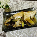 Laufen's cooksnap of when they made カワハギ(はげ)と白菜の煮付け.