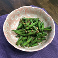 栗丸うさぎ's cooksnap of when they made ちゃっちゃとゴマ和え！@インゲン.