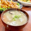 Superlittleboo's cooksnap of when they made カブと椎茸の味噌汁♪.
