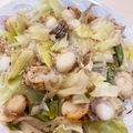 おりぼぶ's cooksnap of when they made キャベツとベビーホタテのオリーブ蒸し.