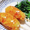 ＪＵＮちゃン's cooksnap of when they made えのきでかさ増し♪鶏つくねの照り焼き.