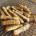 ハミング521's cooksnap of when they made 超簡単！黒ごま スティッククッキー.