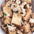 まねぶ's cooksnap of when they made 節約★厚揚げのそぼろあんかけ.