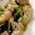 MULA's cooksnap of when they made 簡単あと1品！鶏皮エリンギほうれん草.