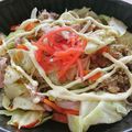 yokoyoko76's cooksnap of when they made 基本の焼きうどんはお好みソースで！.