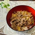 Laufen's cooksnap of when they made 簡単牛丼！.