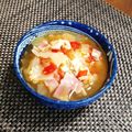 もふもふクロさん's cooksnap of when they made 野菜たっぷり卵入り☆トマトのスープ.