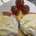愛とココ's cooksnap of when they made エッグベネディクト.