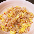 あんまん♪'s cooksnap of when they made 簡単手軽な【カニカマと卵の炒飯】.
