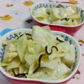 赤い電話's cooksnap of when they made ずぼら　キャベツ塩昆布和え　大量消費.