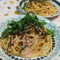 赤い電話's cooksnap of when they made 混ぜるだけ！和風明太子スパゲティ.