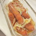YU-ZEN's cooksnap of when they made 玉ねぎとソーセージのマスタードマリネ.