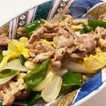 ナス科の地上絵's cooksnap of when they made 新玉ねぎで☆簡単チンジャオロース！？.