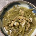 おはなすき's cooksnap of when they made ふきと栃尾の油揚げの白だし煮.