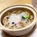 yamahyu's cooksnap of when they made 月見鍋焼きうどん.