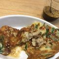 さおりん@料理特訓中's cooksnap of when they made 米粉で作る！もちもちチヂミと旨辛ダレ.