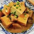 在宅勤務のおじさん's cooksnap of when they made 厚揚げ大根味噌煮込み（電気圧力鍋10分）.