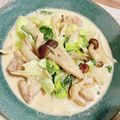 ＊＊めろん＊＊'s cooksnap of when they made 鶏肉と青梗菜の味噌ミルク煮.