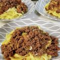 ｸﾏﾘｴ's cooksnap of when they made ジャージャー麺風パスタ.