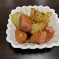 おてやわらかに's cooksnap of when they made じゃがウインナーのコンソメバター♩.