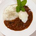 ちゃまたまご's cooksnap of when they made 茄子とトマトのひき肉カレー.