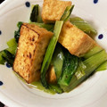 ‘ohanachan's cooksnap of when they made 極めた我が家の定番副菜！厚揚げ小松菜炒め.