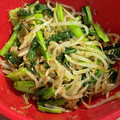 ★ゴンぎつね★'s cooksnap of when they made カンタン完食！小松菜ともやしのおかか和え.