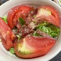 kokko37's cooksnap of when they made おひとりさまのレタスベーコンで簡単サラダ.