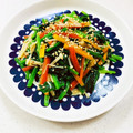 あっこ姉's cooksnap of when they made えのきをプラス☆ほうれん草と人参のナムル.