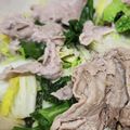 学生寮住み's cooksnap of when they made 豚肉と白菜・ほうれん草のチンしてポン！.