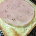 まーく71's cooksnap of when they made 簡単！最強？ハムマヨトースト.