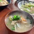 Superlittleboo's cooksnap of when they made カブと椎茸の味噌汁♪.
