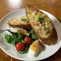 レディー・ババア's cooksnap of when they made 大人の朝食✿生ハム＆粒マスタードトースト.