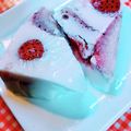 お山のエイ's cooksnap of when they made 牛乳寒天　いちご入り.