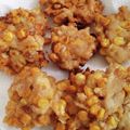 花音's cooksnap of when they made めちゃんこうまっ★コーンとツナのかき揚げ.