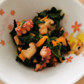 干芋くん's cooksnap of when they made 簡単！タコとほうれん草の焦がしみそ炒め.