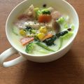 Etsu☆ko's cooksnap of when they made 具だくさんのミルクスープ.