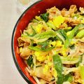 もみたん☆'s cooksnap of when they made 豚ばらとにらの卵炒め.