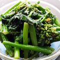いくぽぽぽん's cooksnap of when they made のらぼう菜のからしあえ.