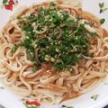 Wull's cooksnap of when they made 簡単☆冷製！胡麻ドレで薬味うどん.