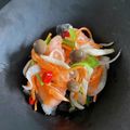 ERIKOのご飯's cooksnap of when they made 食べやすい！鮭の南蛮漬け.