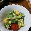ramieru's cooksnap of when they made 和えるだけ小松菜ツナサラダ.