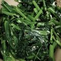 EmikoT's cooksnap of when they made 簡単！かき菜の塩昆布あえ.