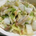 no＆ri's cooksnap of when they made 白菜しめじベーコンのガリバタ白だし炒め.