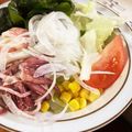 keiko154's cooksnap of when they made わさび菜と豆腐とヤリイカのサラダ.